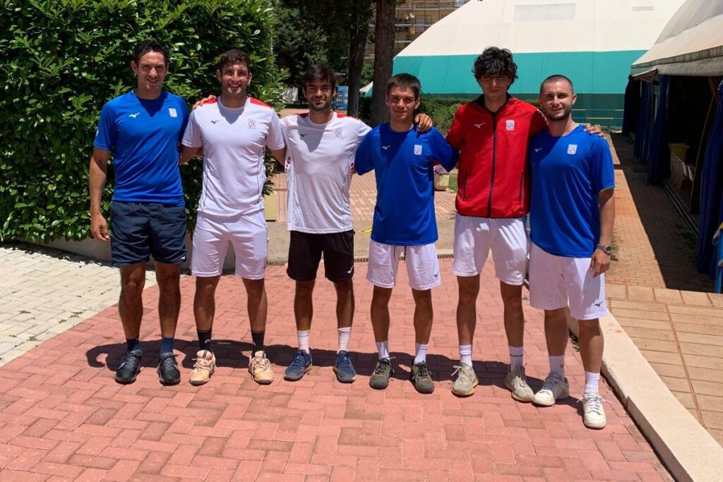 La formazione di Serie B1 maschile del Tennis Club Cagliari